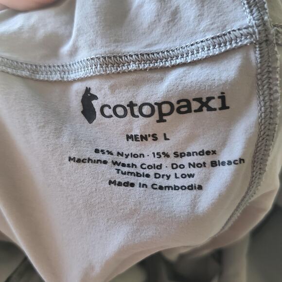 Cotopaxi Pants Mens Large Gray Lightweight Jogger Elastic Cuff Hiking Stretch - Picture 3 of 10